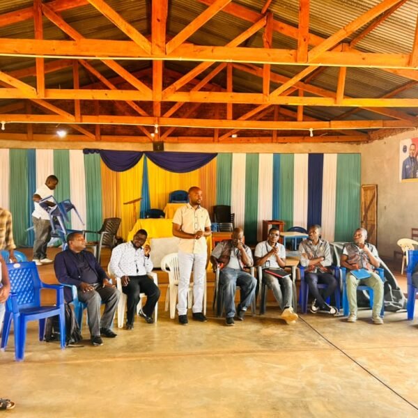 Meeting in progress at Mgona